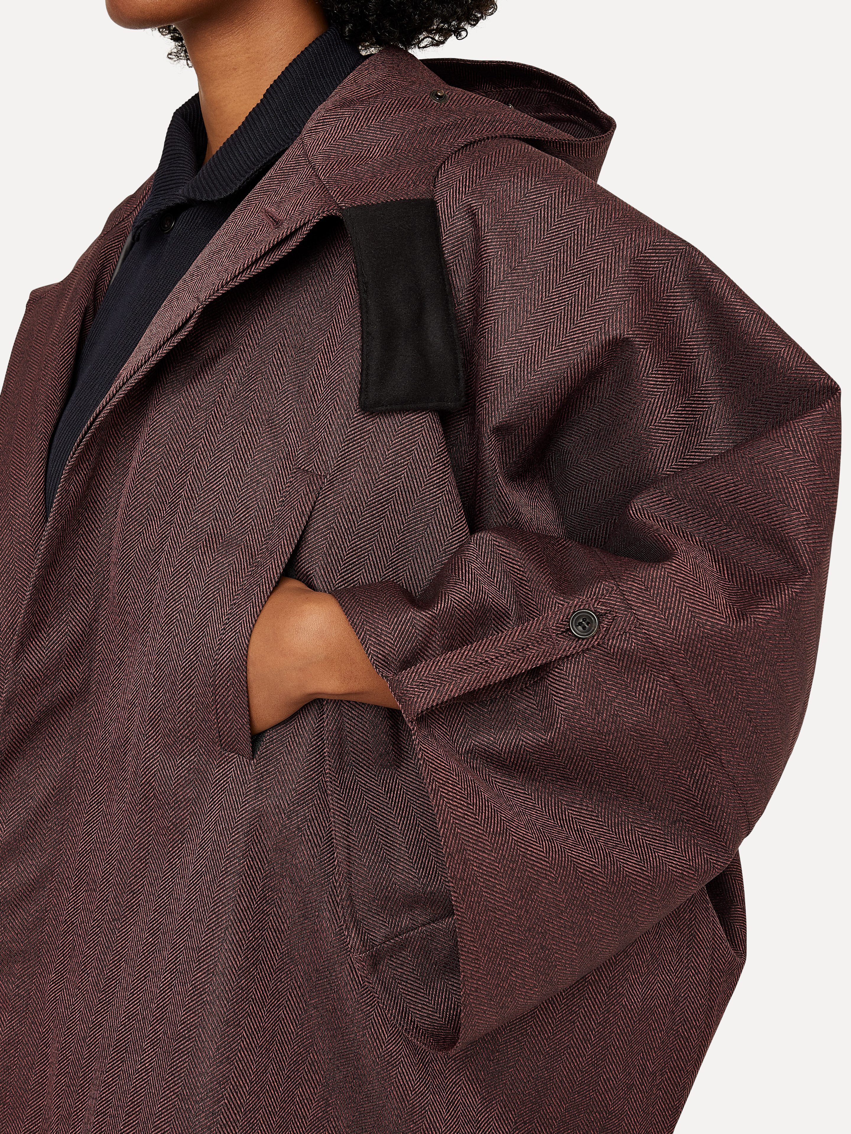 Raincho Unisex Femme OHB Bordeaux n Mixed Burnt Earth8
