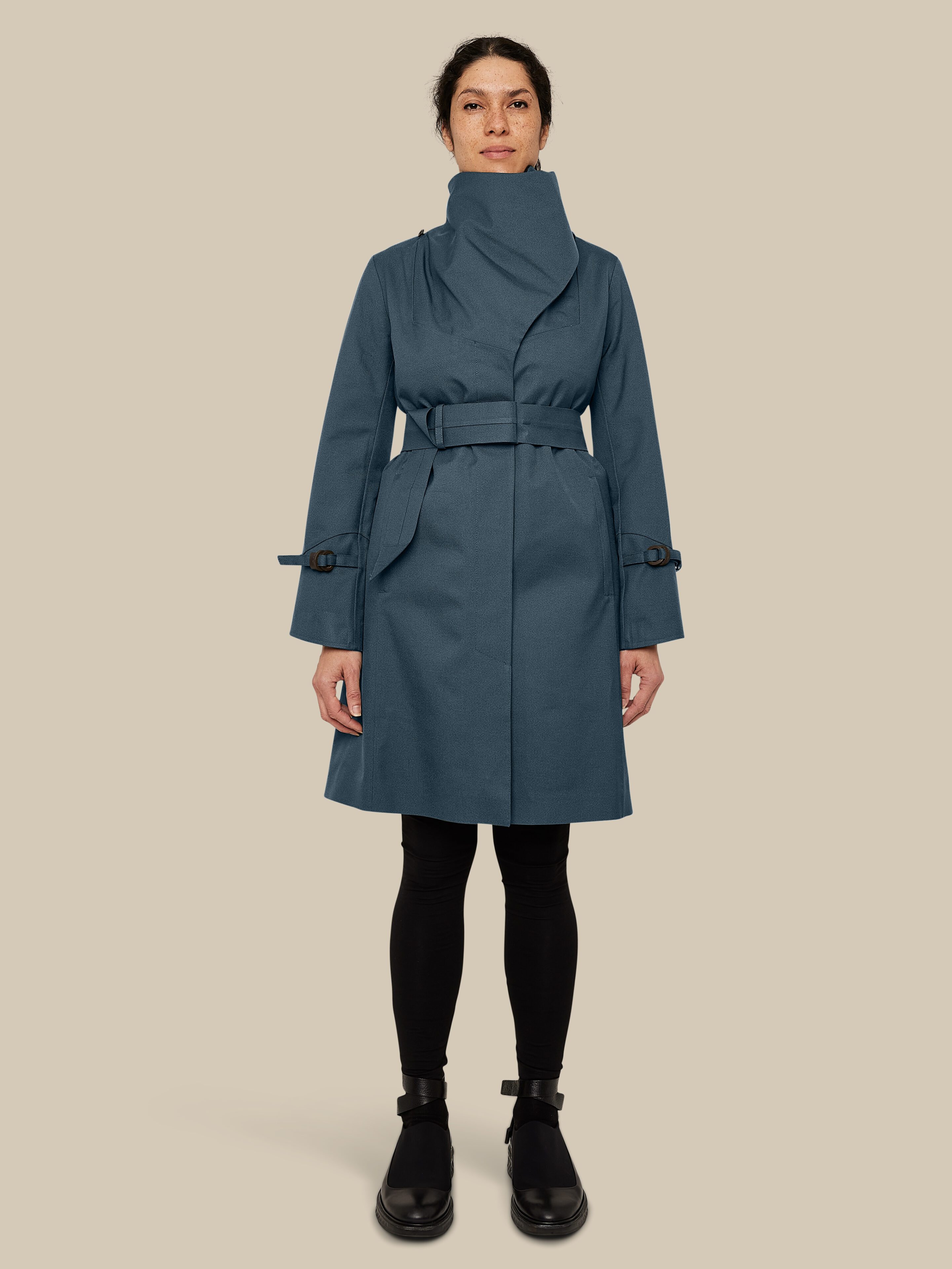 Noir Femme / hopsack-indigo