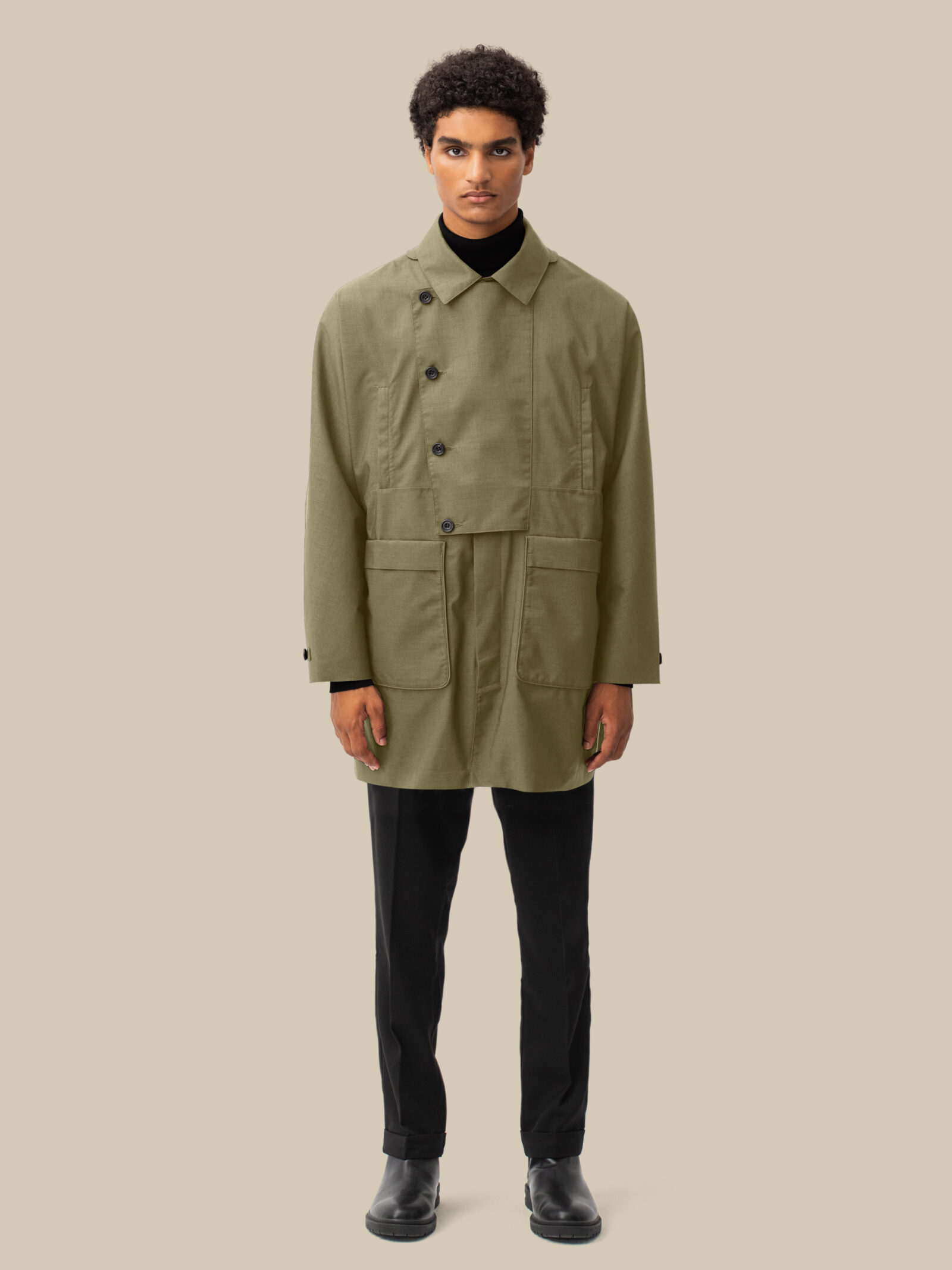 DB Homme Issue II / super-lightweight-melange-army-green